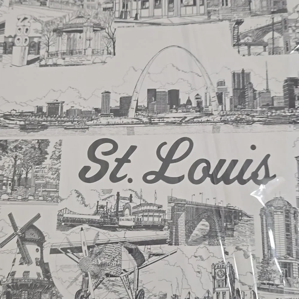 St. Louis Lithigraph Signed Copy By Richard E. Long‎ Print